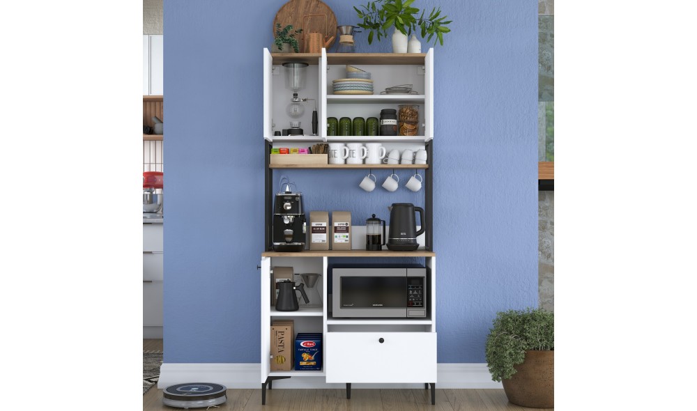 Dulap multifunctional, JE159 - 3253, AlbNuc, 90 x 184 x 38 cm