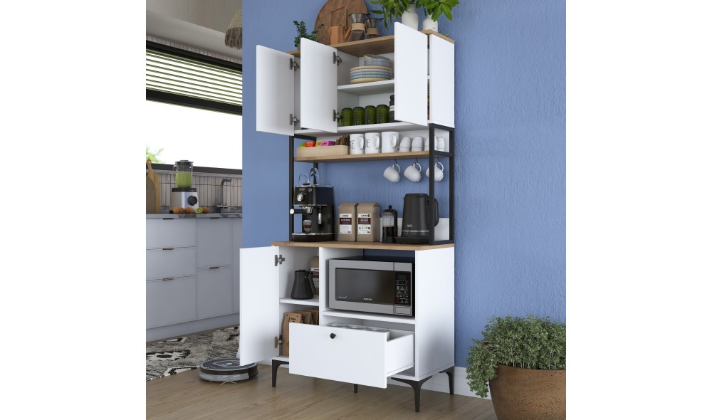 Dulap multifunctional, JE159 - 3253, AlbNuc, 90 x 184 x 38 cm