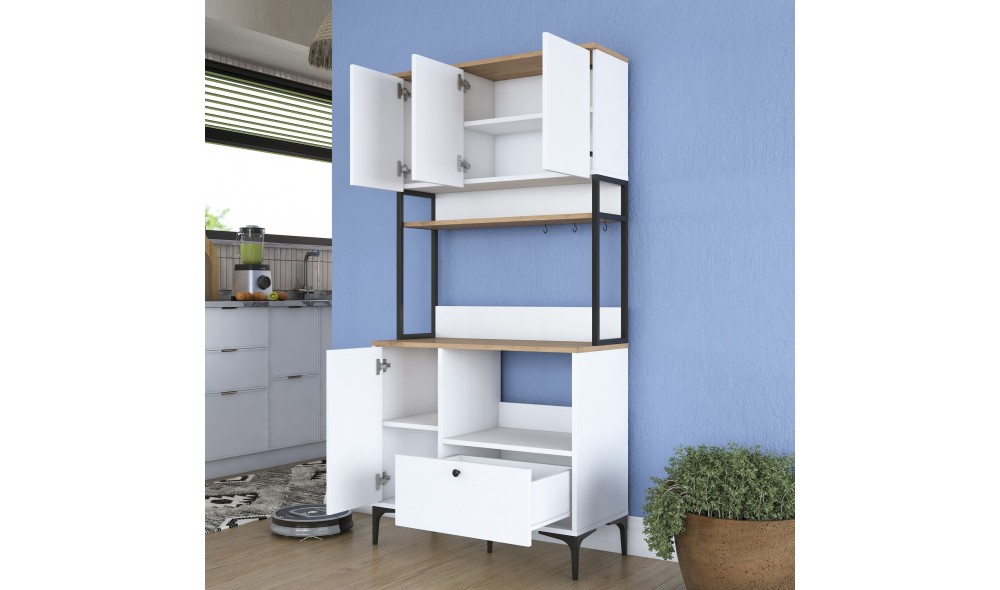 Dulap multifunctional, JE159 - 3253, AlbNuc, 90 x 184 x 38 cm