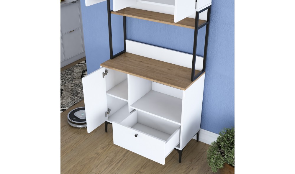 Dulap multifunctional, JE159 - 3253, AlbNuc, 90 x 184 x 38 cm