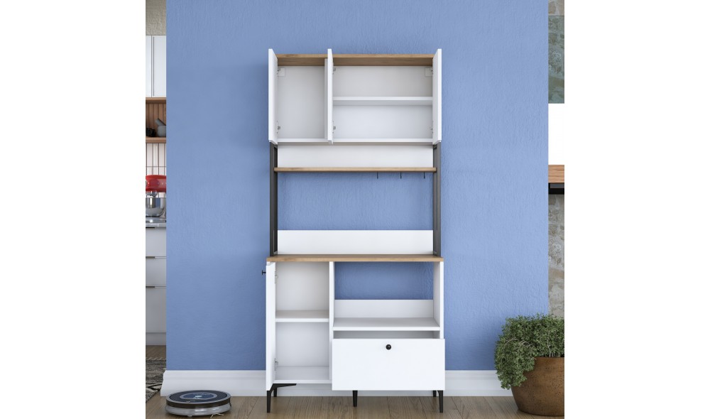 Dulap multifunctional, JE159 - 3253, AlbNuc, 90 x 184 x 38 cm