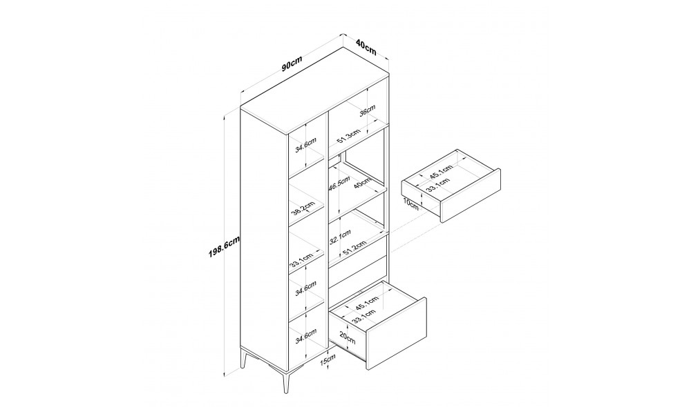 Comoda multifunctional JE112 - 2958