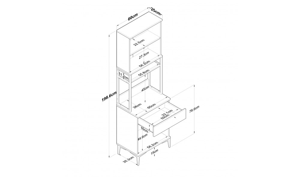 Comoda multifunctional JE113 - 2963
