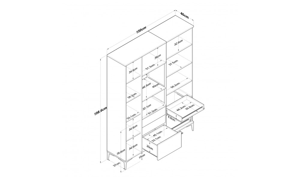 Comoda multifunctional JE131 - 2989