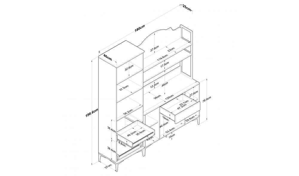 Comoda multifunctional JE148 - 3080