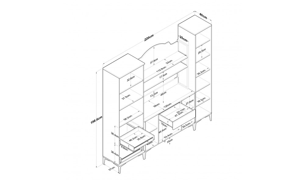 Comoda multifunctional JE150 - 3082
