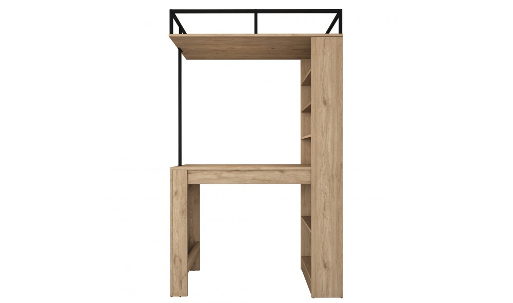 Masa de sufragerie, JA117 - 3173, Nuc de pereteNegru, 120 x 199 x 56 cm