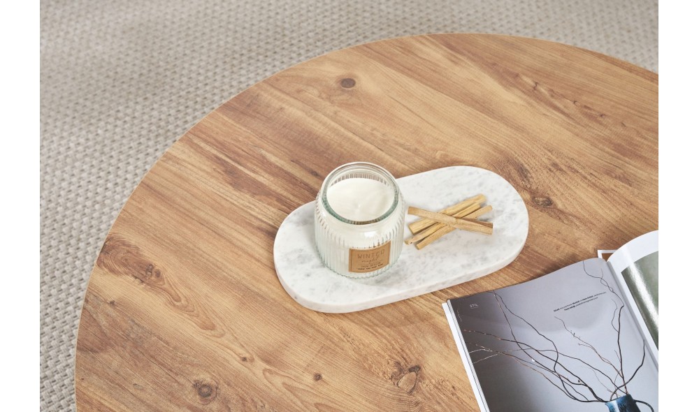 Masuta de cafea, Soleil - Atlantic Pine, 90 x 40 x 90 cm