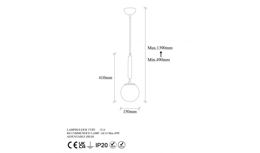 Candelabru Regele - 11450 15 x 49 x 15 cm