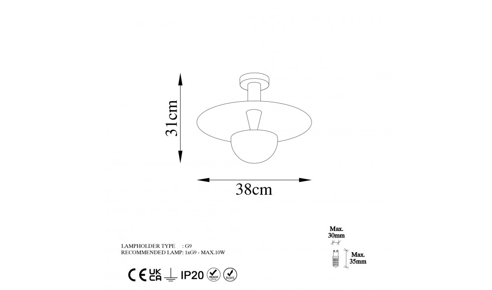 Candelabru Kurt - 13354