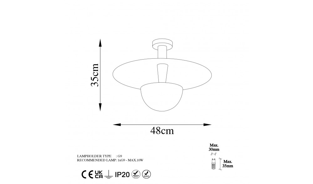 Candelabru Kurt - 13355