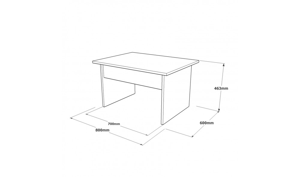 Masuta de cafea VS2-CGA 80 x 46 x 60 cm