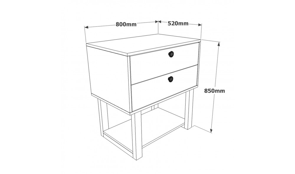 Sertar MN03-BA 80 x 85 x 52 cm