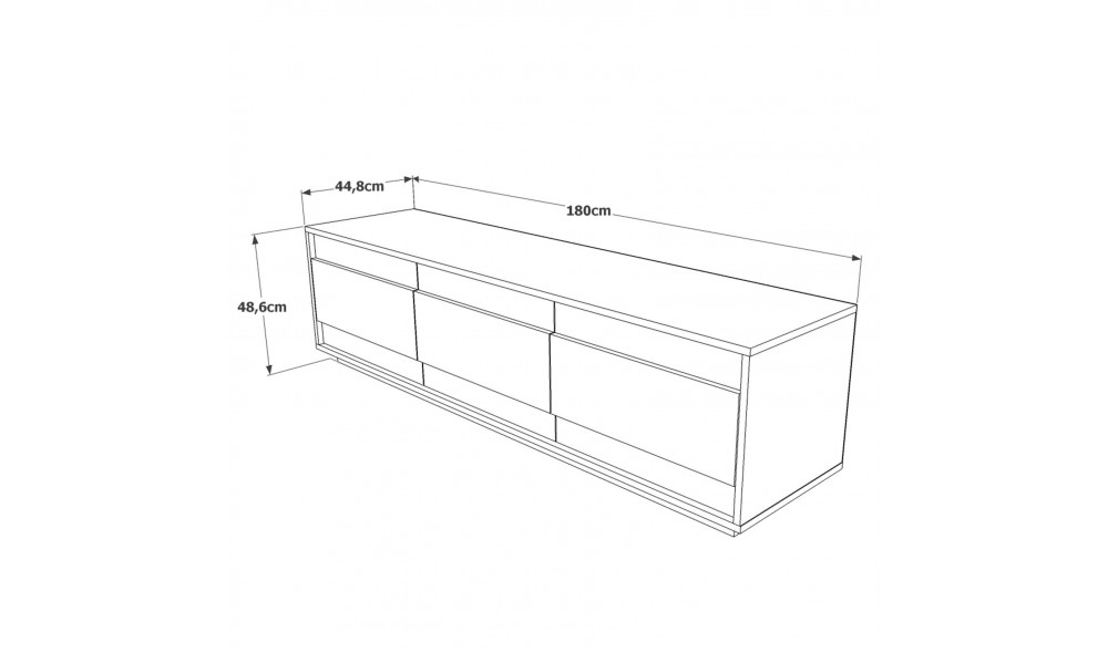 Suport TV FR4-AW 180 x 48 x 44 cm