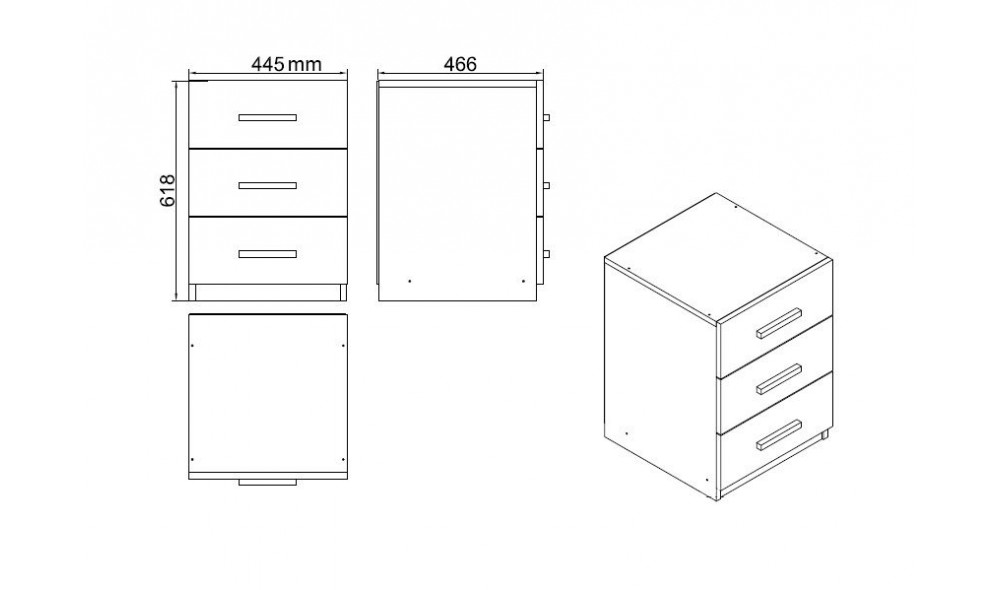 Set de mobilier de birou VO9-W