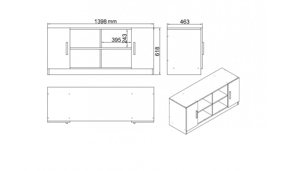 Set de mobilier de birou VO10-BA