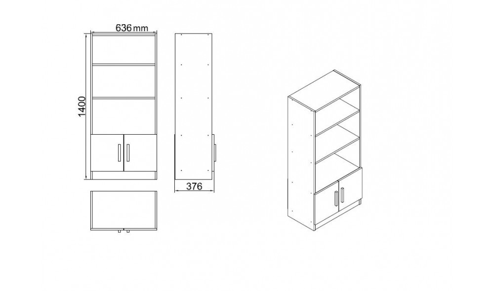 Set de mobilier de birou VO11-BA