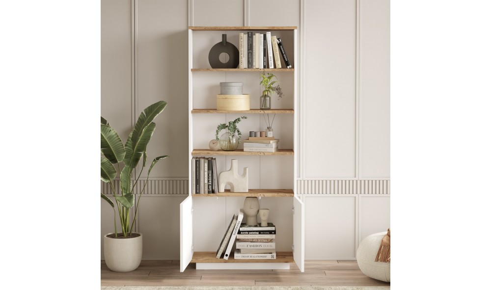 Set Mobila Sufragerie, Fr19-Aw, Pinul AtlanticAlb, 180 x 45 x 45 cm