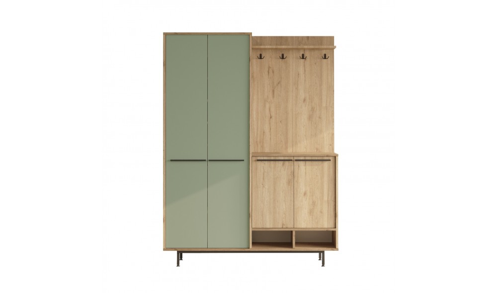 Antreu, OS1-SY, StejarVerde, 147 x 196 x 36 cm