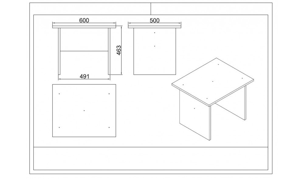 Set de mobilier de birou VO17-BA