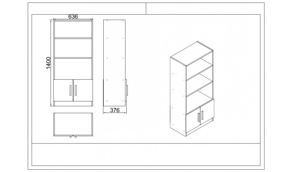 Set de mobilier de birou VO17-BA