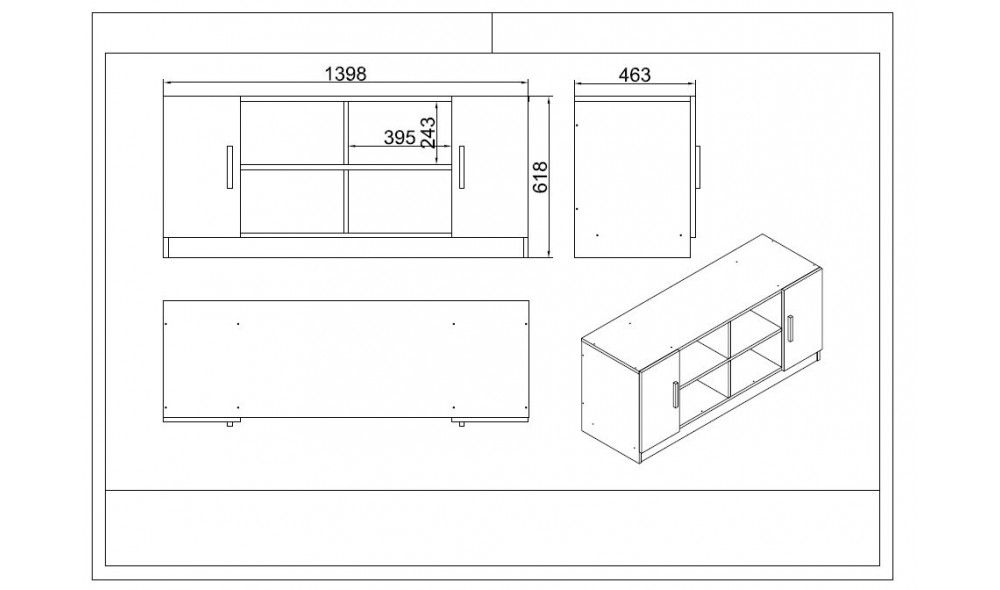 Set de mobilier de birou VO17-BA