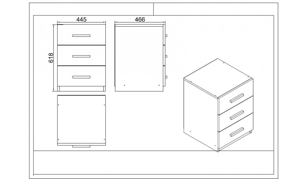 Set de mobilier de birou VO17-W