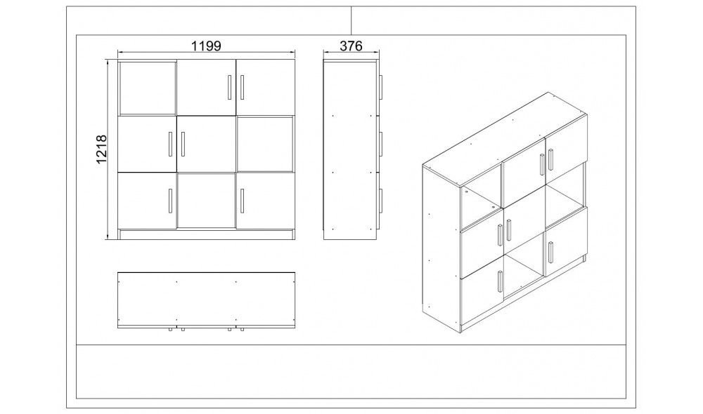 Set de mobilier de birou VO18-BA