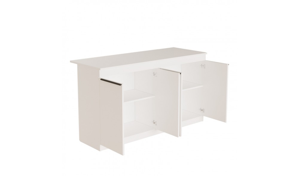 Masa de bucatarie, OR1-W, Alb, 160 x 90 x 60 cm