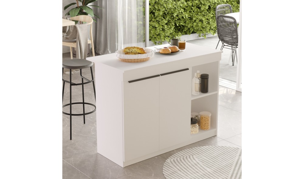 Masa de bucatarie, OR2-W, Alb, 120 x 88 x 60 cm