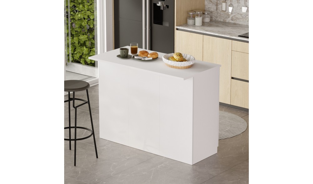 Masa de bucatarie, OR2-W, Alb, 120 x 88 x 60 cm