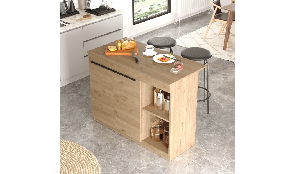 Masa de bucatarie, OR2-S, Stejar, 120 x 88 x 60 cm