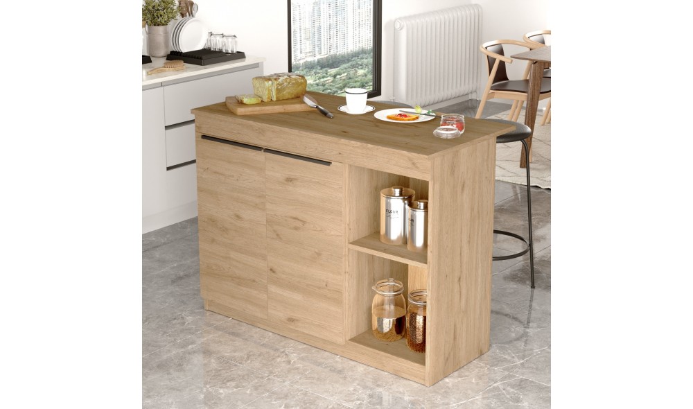 Masa de bucatarie, OR2-S, Stejar, 120 x 88 x 60 cm