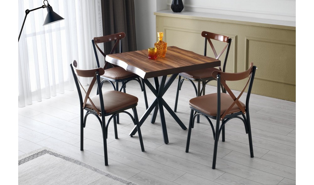 Set scaune (4 bucati) Ekol - 1332 V4 42 x 84 x 42 cm