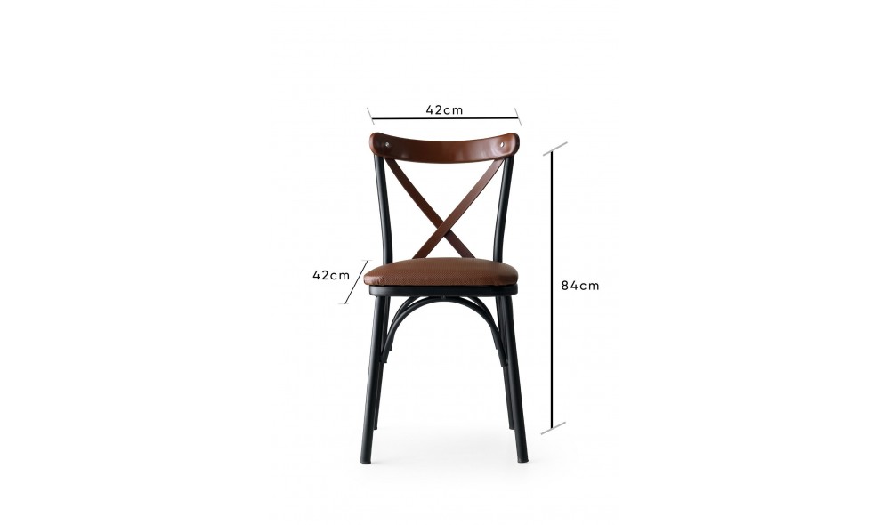 Set scaune (4 bucati) Ekol - 1332 V4 42 x 84 x 42 cm