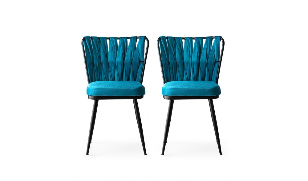 Set scaune (2 bucati) Kusakli - 228 V2 43 x 82 x 43 cm