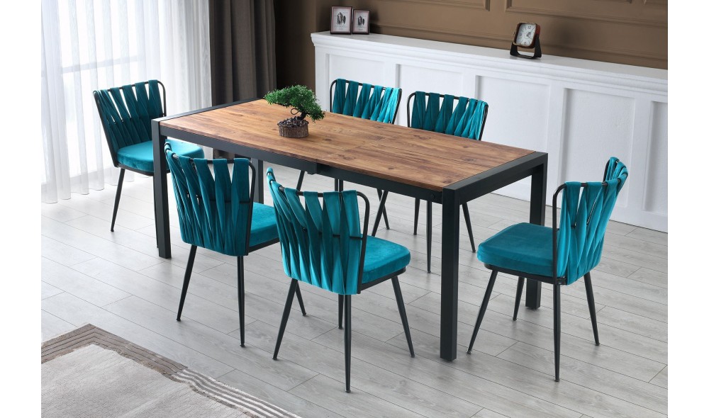 Set scaune (4 bucati) Kusakli - 228 V4 43 x 82 x 43 cm