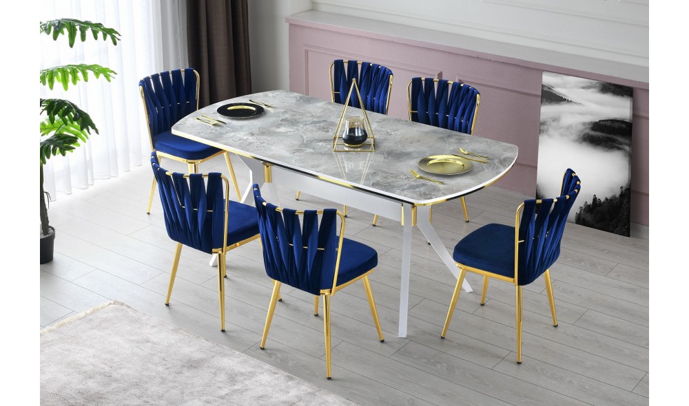 Set scaune (2 bucati) Kusakli - 209 V2 43 x 82 x 83 cm