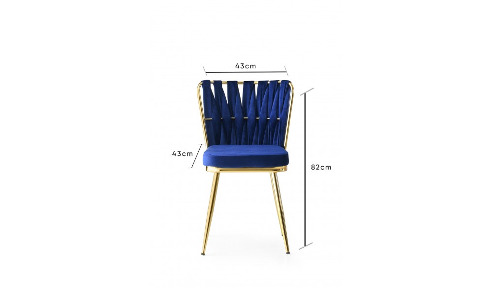 Set scaune (4 bucati) Kusakli - 209 V4 43 x 82 x 43 cm