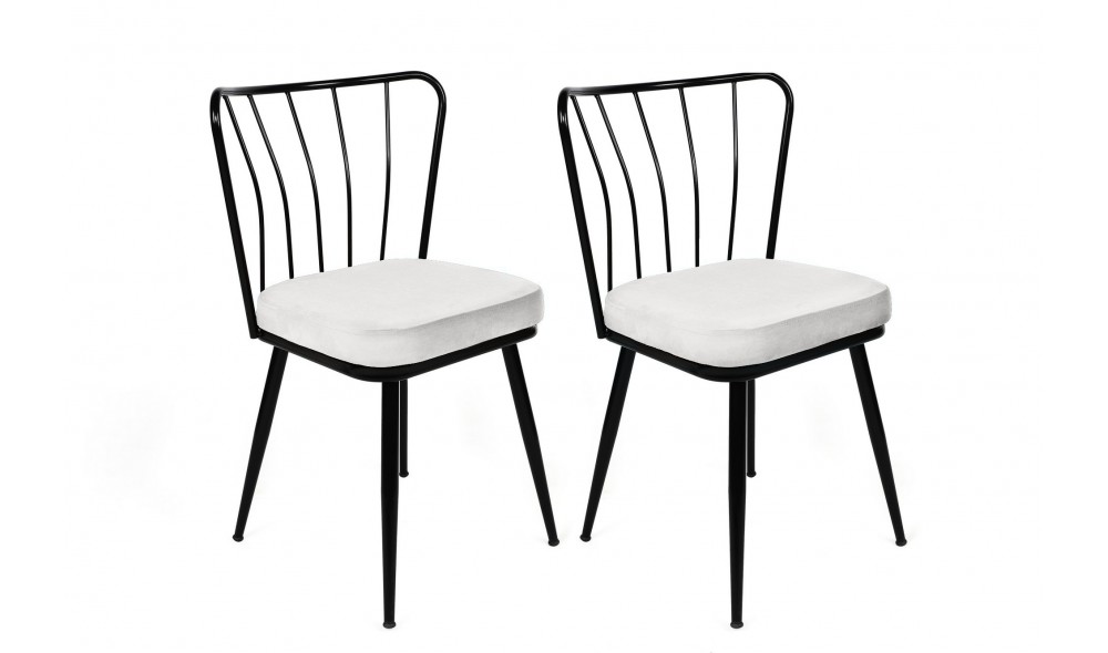 Set scaune (2 bucati) Yildiz -940 V2 43 x 82 x 42 cm
