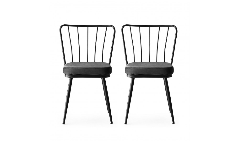 Set scaune (2 bucati) Yildiz - 942 V2 43 x 82 x 42 cm