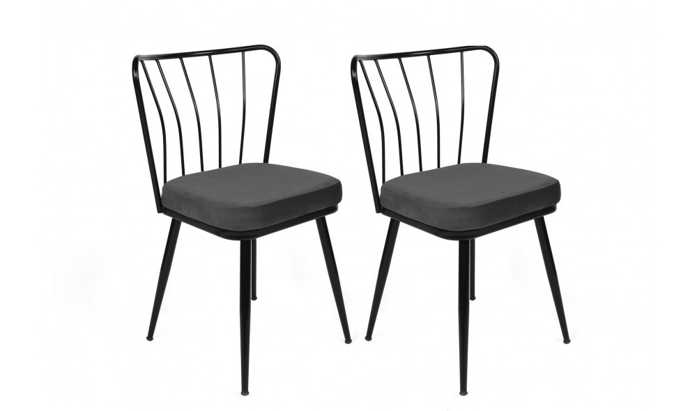 Set scaune (2 bucati) Yildiz - 942 V2 43 x 82 x 42 cm