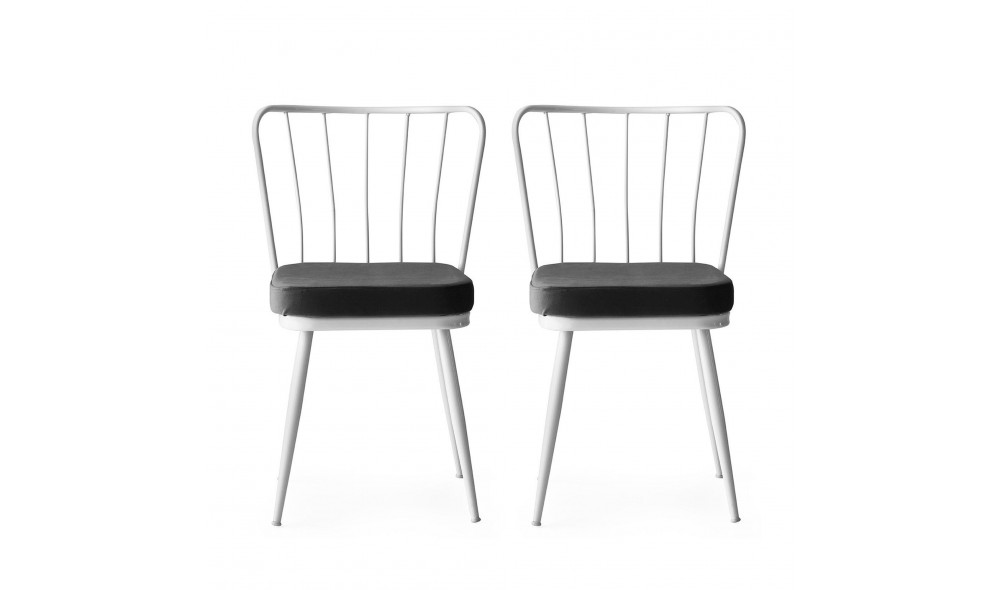 Set scaune (2 bucati) Yildiz - 962 V2 43 x 82 x 42 cm