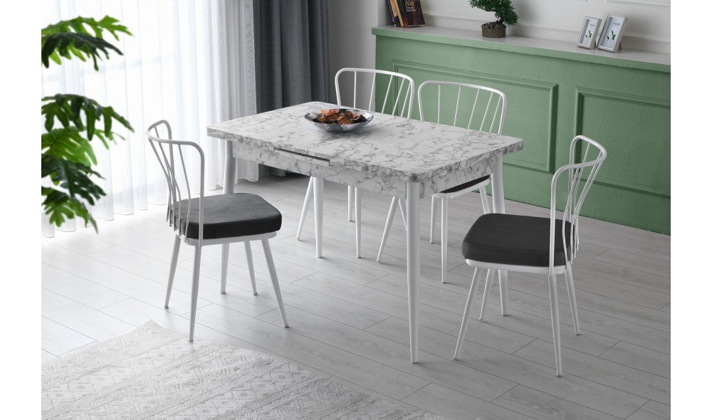 Set scaune (2 bucati) Yildiz - 962 V2 43 x 82 x 42 cm