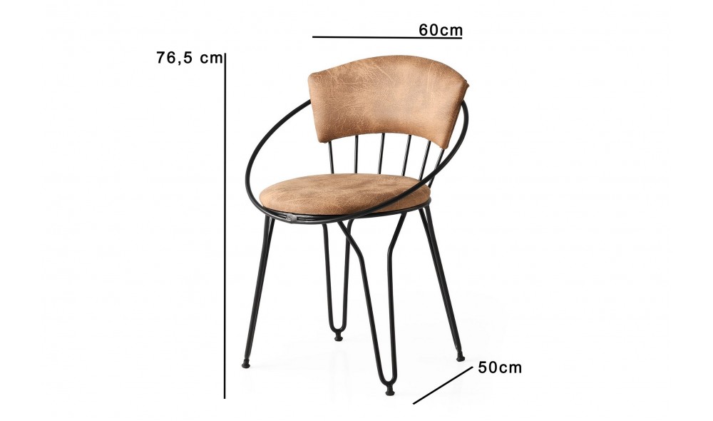 Set scaune (2 bucati) Istanbul 268 V2 60 x 76 x 50 cm