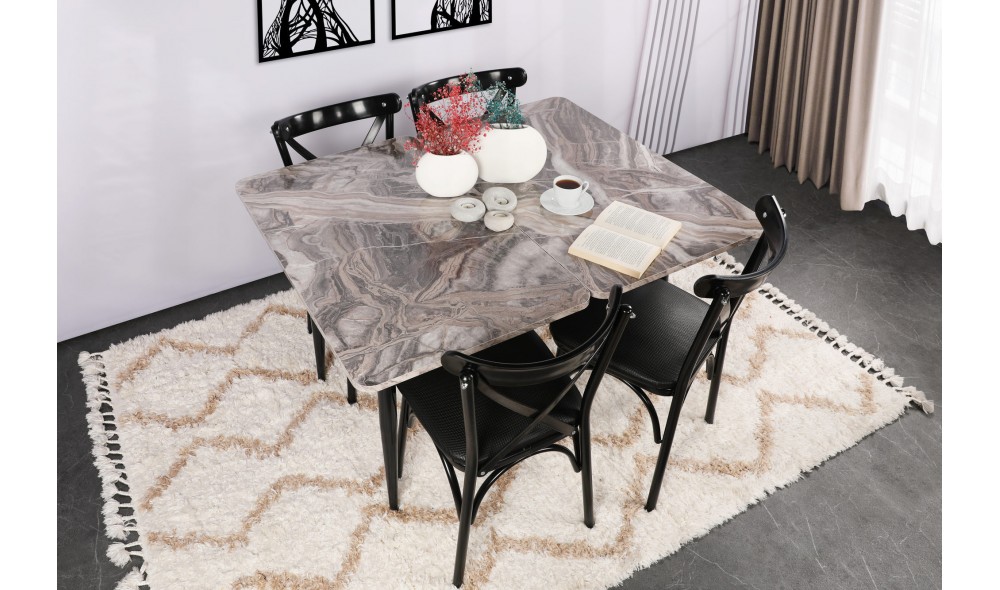 Set scaune (4 bucati) Ekol 1331 V4 42 x 81 x 40 cm