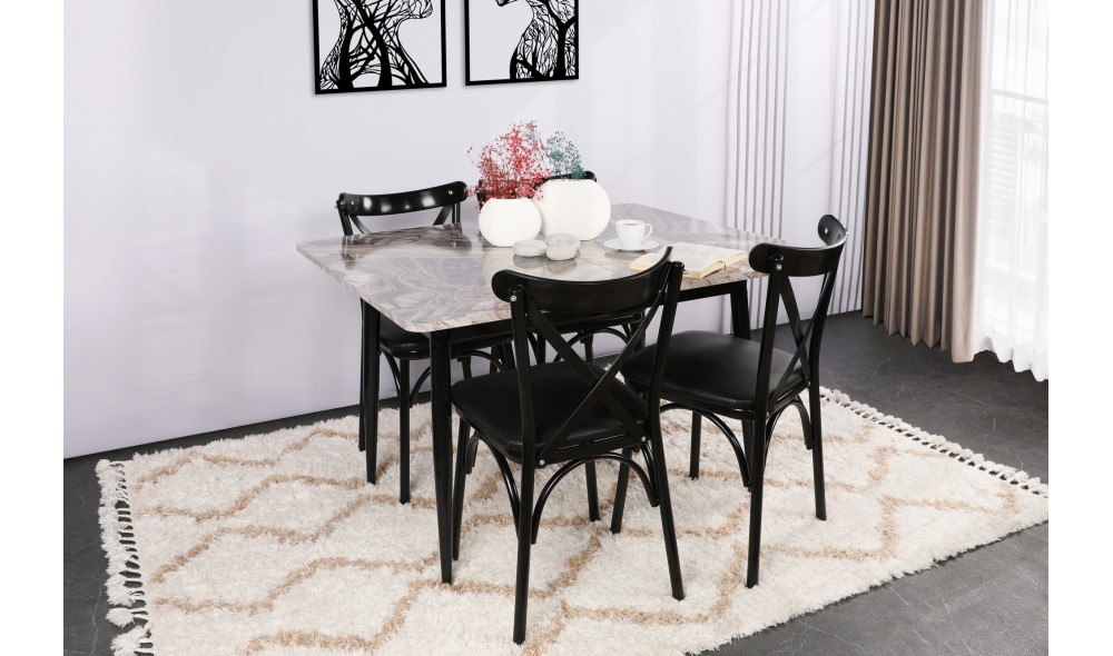 Set scaune (4 bucati) Ekol 1331 V4 42 x 81 x 40 cm