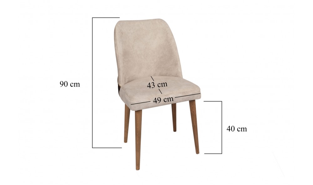 Set scaune (4 bucati) Nova 071 V4 50 x 90 x 49 cm