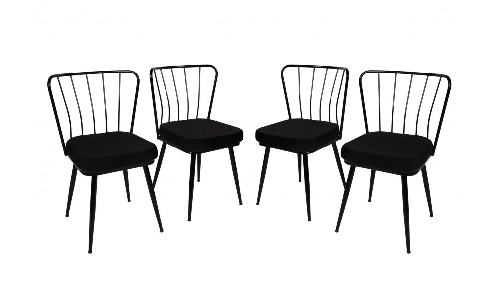 Set scaune (4 bucati) Yildiz 943 V4 43 x 82 x 42 cm