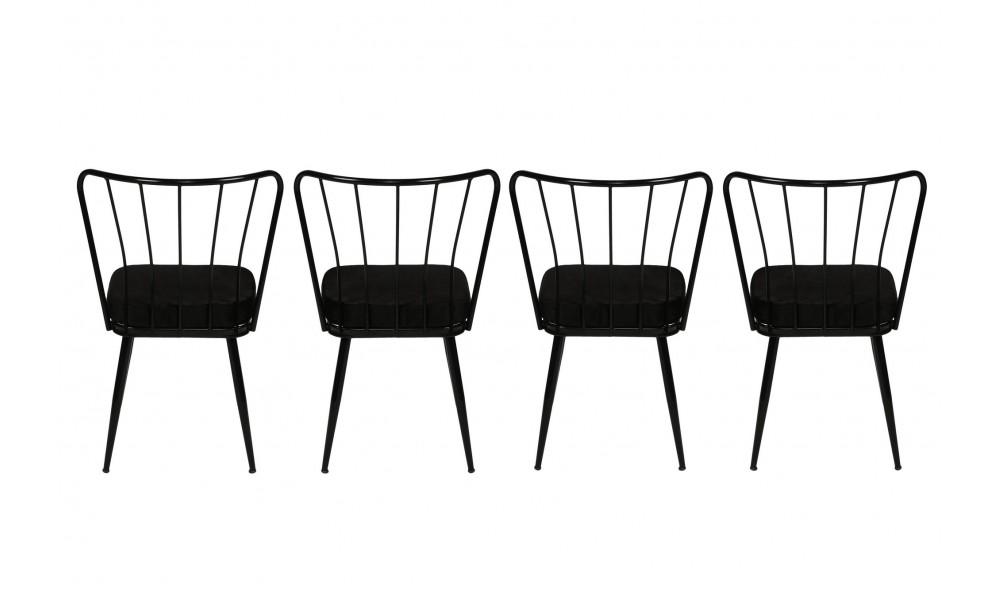 Set scaune (4 bucati) Yildiz 943 V4 43 x 82 x 42 cm